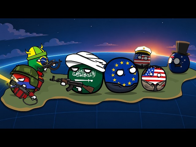 Zombies in the world 4 - FULL MOVIE ( countryballs )