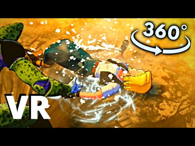 Cell Spits Out Android 18 in VR 360° - Dragon Ball Z Kakarot Virtual Reality Video DBZ