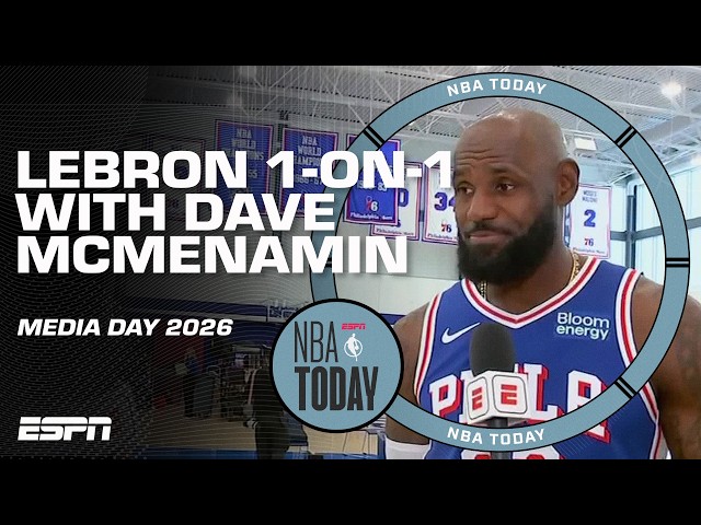 LeBron James on joining Philly, pressure of winning title and new teammates 👑 | NBA on ESPN
