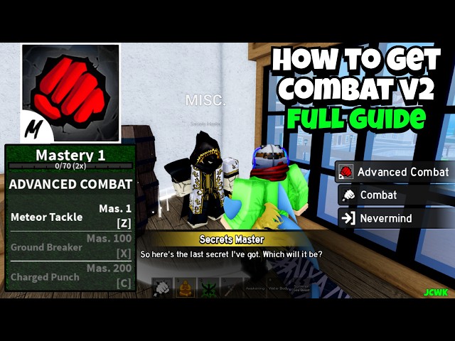 How to get SECRET Combat V2 Style (FULL GUIDE) (Blox Fruits Update 30)