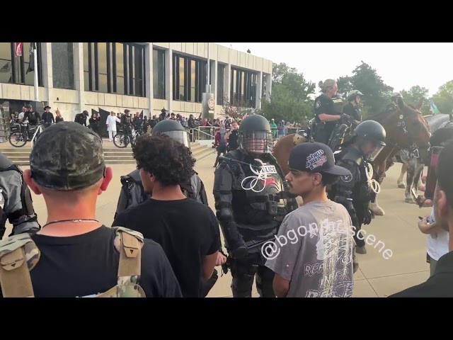 LIVE: Protest in Dearborn, Michigan Near Henry Ford Centennial Library