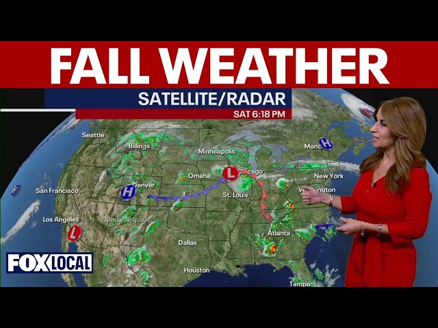 NYC forecast: Fall brings rain, cooler tempts to the Tri-State