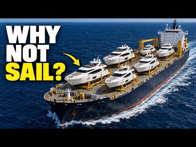 Why Ships Carry Yachts That Can Sail Themselves
