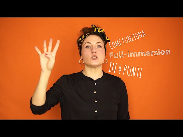 Come funziona Full-immersion in 4 punti!