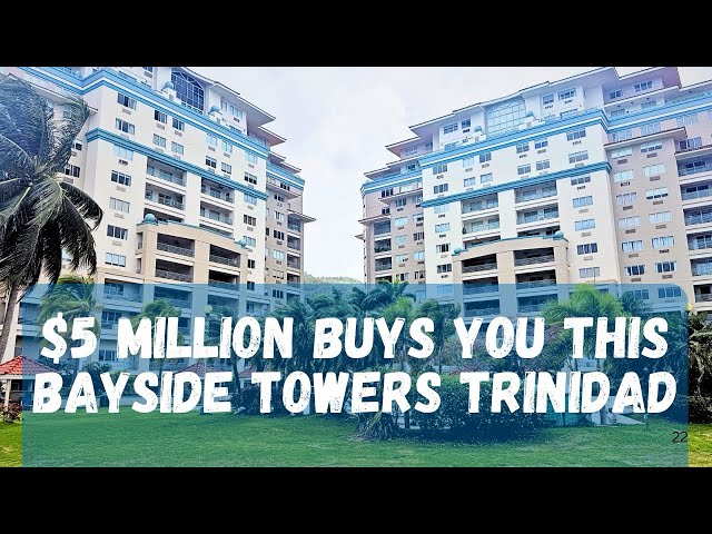 Ocean Front Luxury Condo Living at Bayside Towers Trinidad | You wouldn’t Believe This!!!