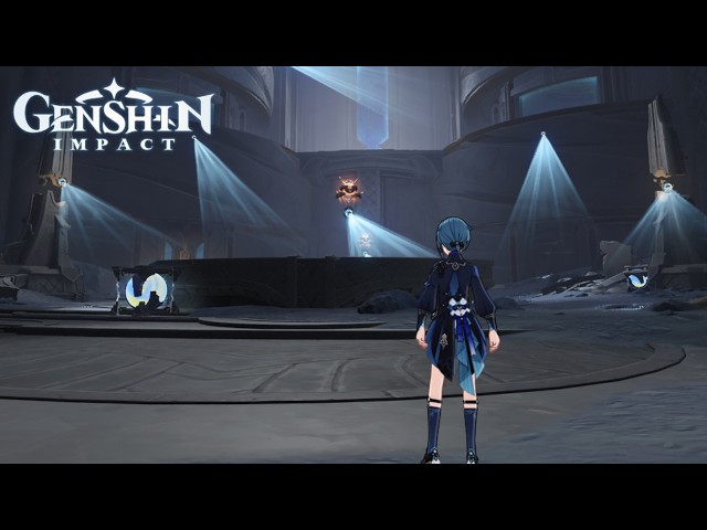 Try tu shut off the security system up ahead | Project Moongazer | Genshin Impact