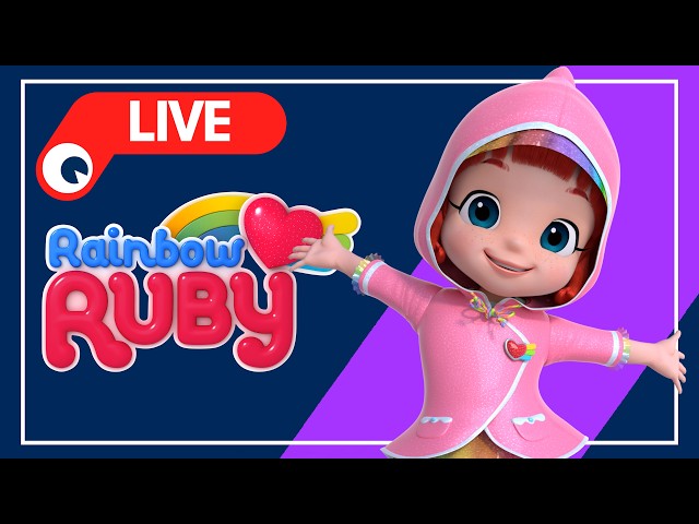 RAINBOW RUBY LIVE STREAM! 🔴  Cartoons for Kids