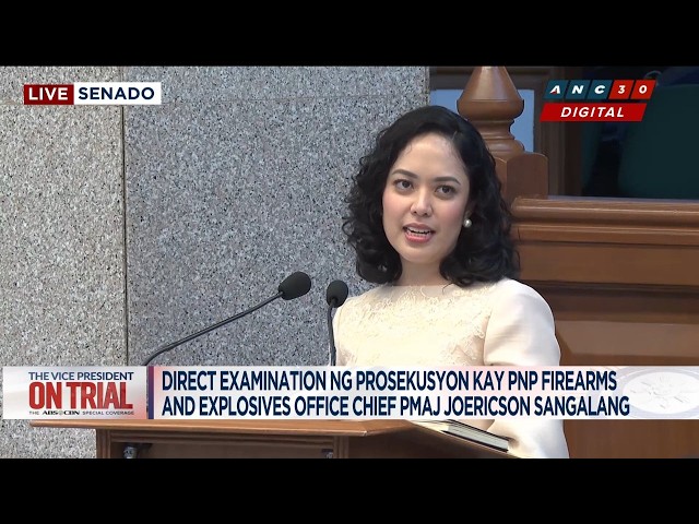 WATCH: Zamora ends direct exam of Sangalang; Narvasa skips cross-examination | ANC