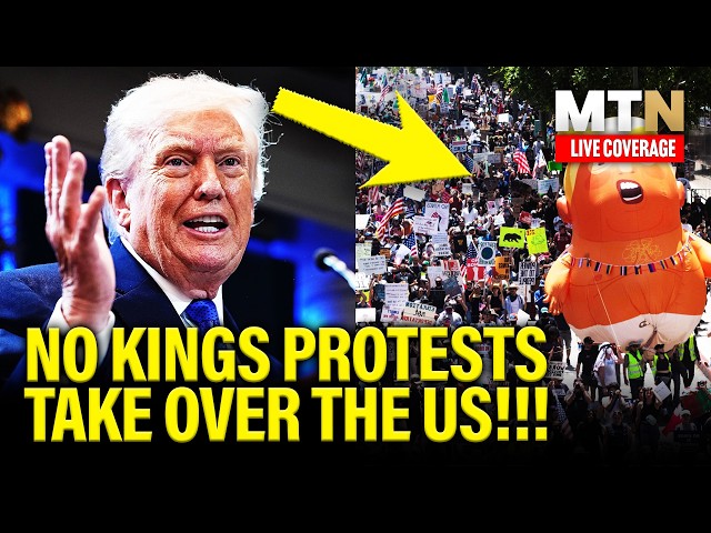 LIVE: MASSIVE NO KINGS PROTESTS TAKE OVER USA!!!