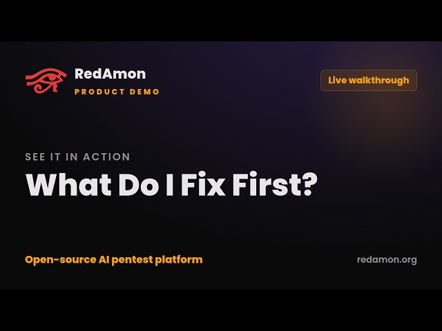 RedAmon AI Hacking Tool - Priority Board: What Do I Fix First?