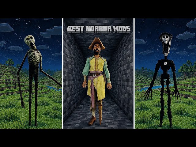 5 BEST Popular Minecraft Horror Mods For BEDROCK EDITION | Minecraft Horror Mods For Bedrock Edition