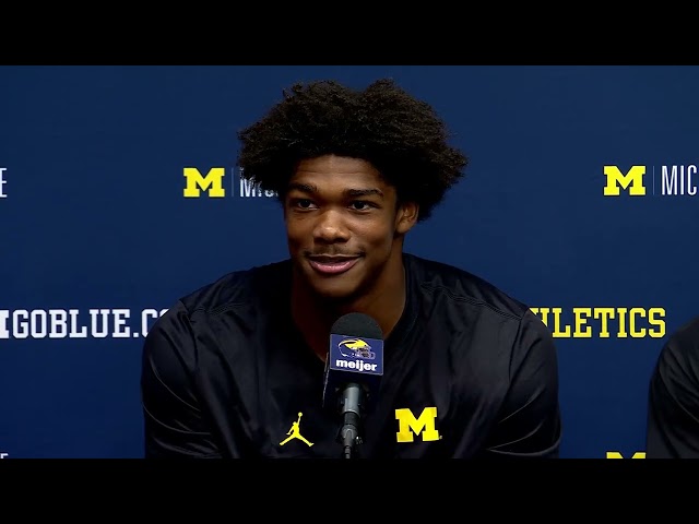 Players Postgame Press Conference - Michigan vs. UTEP