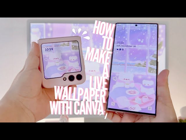 ﾟ+..｡*ﾟ+How To Make A Live Wallpaper With Canva ﾟ+..｡*ﾟ+