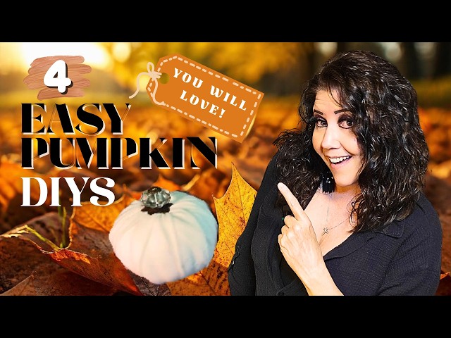 4 Easy Pumpkin Decor Ideas for Fall 🎃 (Budget Friendly!)