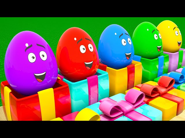 Learning Colors and Numbers Song | Colorful Eggs on the Farm | Nursery Rhymes & Kids Songs