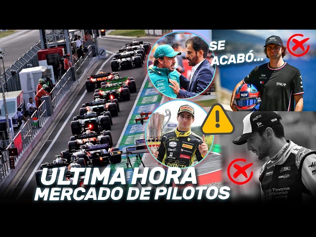 ¡¡ULTIMA HORA MERCADO de PILOTOS!! HERTA y CADILLAC FRACASAN, ALONSO FUTURO, OCON SENTENCIADO...