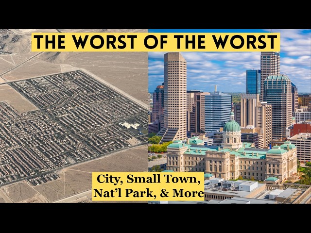 Worst of the Worst in the US: City, Small Town, Suburb, & More