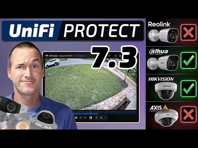 UniFi Protect 7.3 + ONVIF Cameras... Is It Finally Time?