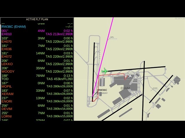[RFS] Real Flight Simulator Full Flight. EHAM/AMS (Amsterdam) - LFPG/CDG (Paris). On Boeing 737-800