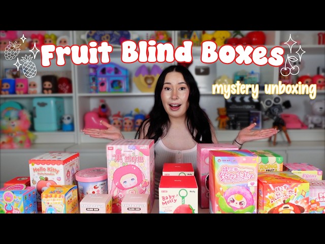 Opening 36 MYSTERY Fruit Blind Boxes *POP MART & MINISO*