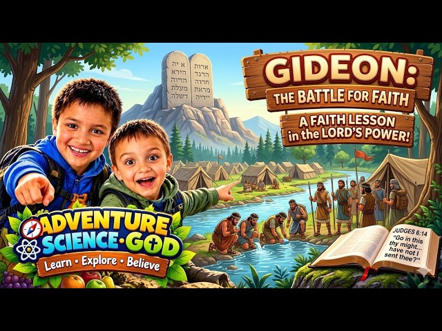 Join Nicky and MJ as we dive into the inspiring Bible story of Gideon! 🛡️⚔️