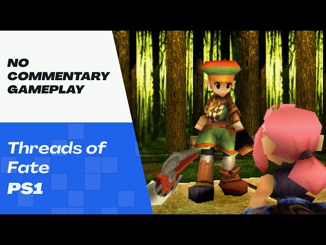 Threads of Fate Gameplay (PS1) No Commentary 1080p HD