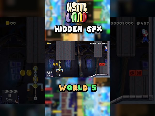 NSMBL - World 5 Hidden SFX (smm2 / Mario maker 2)