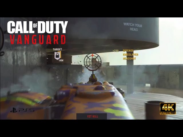 USS TEXAS 1945 | HARDPOINT | BEST K/D GAMEPLAY | Call of Duty: Vanguard