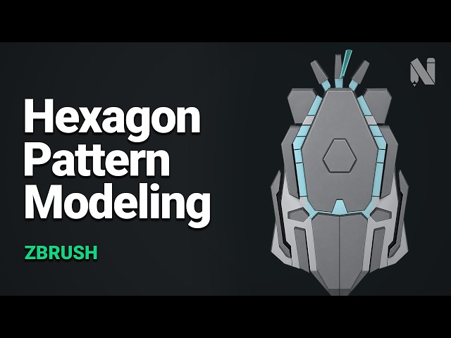 ZBrush Hexagon Modeling: Sword & Shield Patterns for Games and 3D Printing