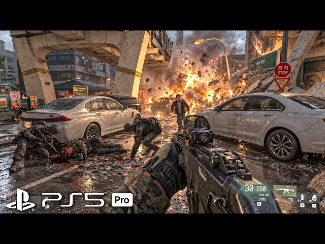 North Korean Army Unleashes Hell on South Korea! (PS5 PRO) MODERN WARFARE 4 [4K 60FPS HDR]