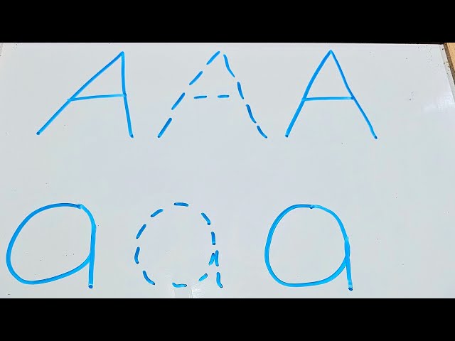 Write The Letter A | ABC Writing For Kids | Alphabet Handwriting |Learn Alphabet
