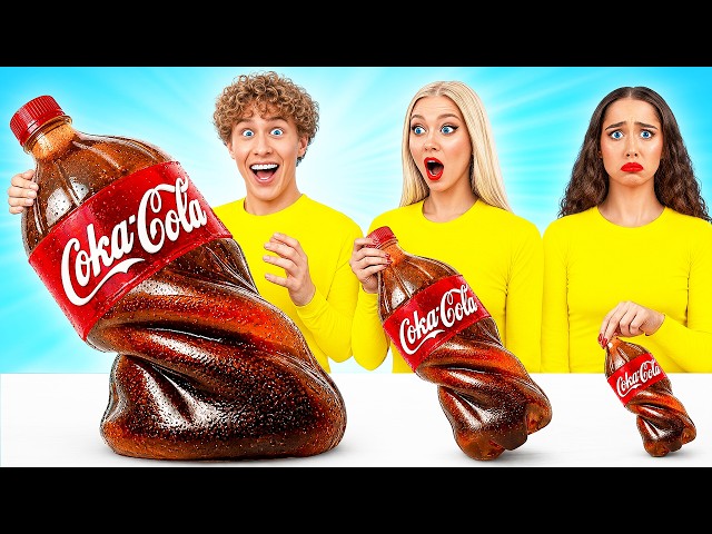 Big, Medium and Small Plate Challenge | Cool Food Ideas by Multi DO Challenge
