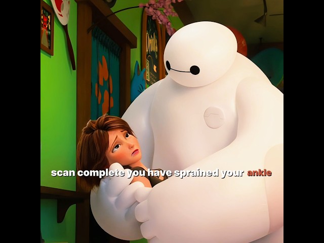 Aunt Cass Gets Hurt… So Baymax Runs the Café! ☕🤖 #shortvideo