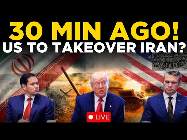 Breaking News LIVE | US TAKEOVER OF IRAN? Trump’s Latest Statement LIVE |  US IRAN NEWS LIVE