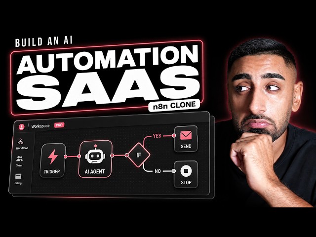 🟢 Build an Automation SaaS with AI just like N8n/Zapier! | Beginner Series Ep #20 (AI Agents, MCP)