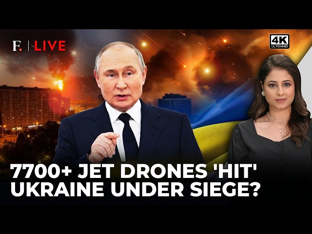 'Impossible To Stop': Ukraine Panics As Russia's Jet-Powered Drones Swarm | Firstpost Live | 4K