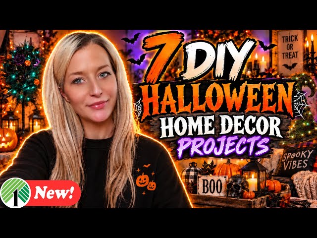 7 *Brand NEW* DIY HALLOWEEN Home Decor Crafts #diy #halloween