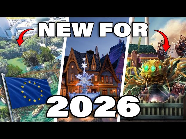 NEW Rides and Attractions For European Theme Parks In 2026!