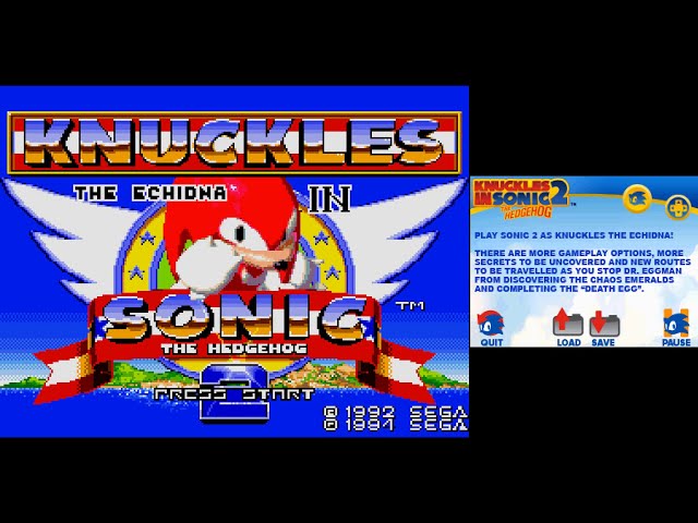 Sonic Classic Collection (DS) [Part 5: Knuckles in Sonic the Hedgehog 2] (No Commentary)