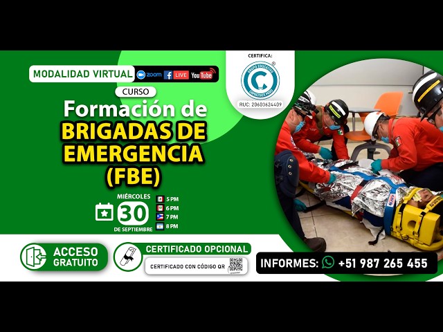 📖 COURSE:⛑EMERGENCY BRIGADE TRAINING (BBE)🚨
