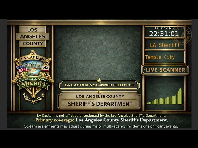 LA Sheriff - LASD Police Scanner - LA Captain - S6 - 17-Oct-2026