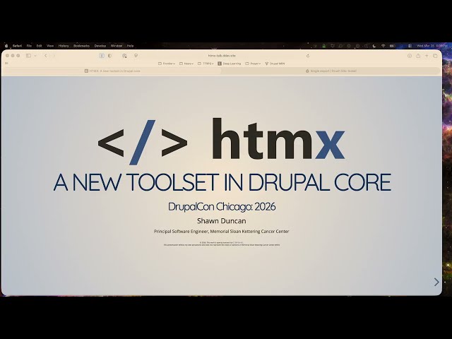 HTMX: a new toolset in Drupal Core