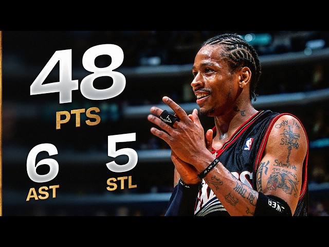 When Allen Iverson Dropped 48 In His NBA Finals Debut vs Lakers! 👑 (25 Years Later) | June 6, 2001