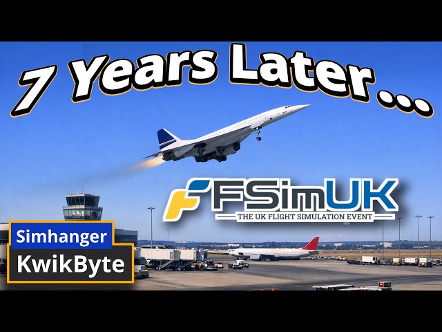 After 7 Years the UK Flight Simulation Event is Back! Who will be there?