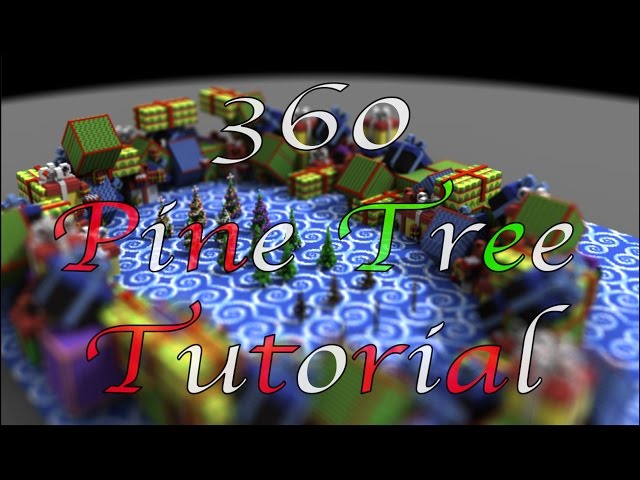 360 MineCraft Christmas Tree Tutorial