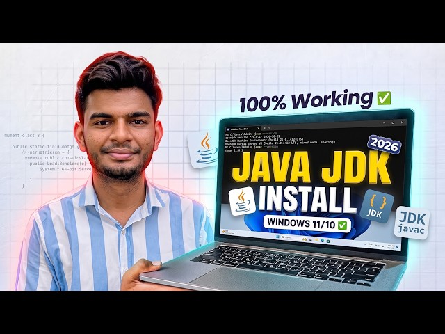 How to Install Java JDK on Windows 11/10 (2026) | Full Setup Guide