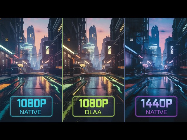 1080p Native vs 1080p DLAA vs 1440p Native – Which Looks Better?