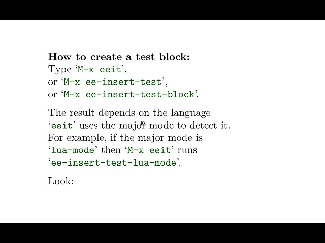 EmacsConf 2021: Test blocks - Eduardo Ochs