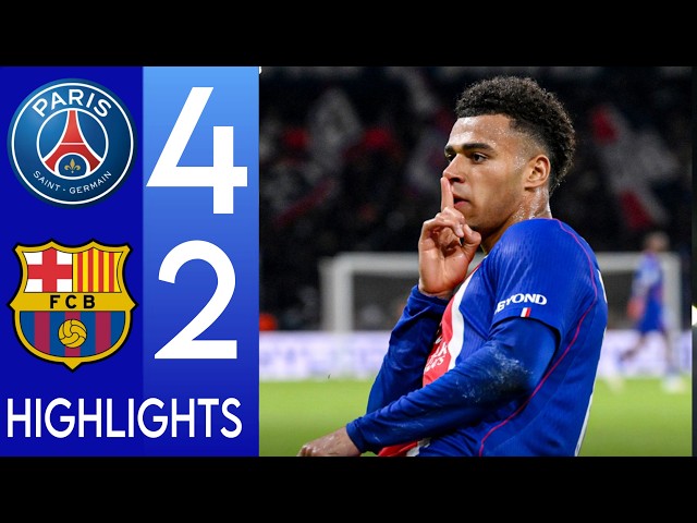 Barcelona vs PSG 2-4 Highlights & All Goals Champions League 2027  