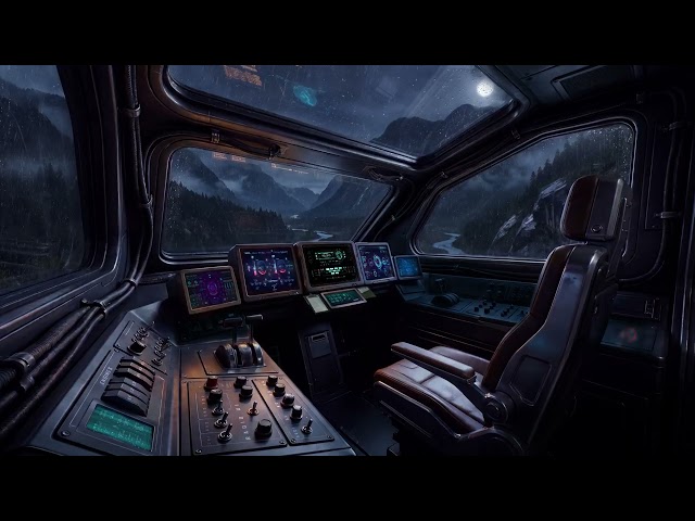 Interstellar Smugglers Watch Radio Chatter | Spaceship Cockpit Ambiance